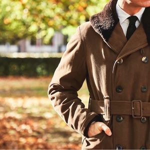 PRIVATE WHITE V.C. COTTON TWILL JEEP COAT size 3 small mint condition